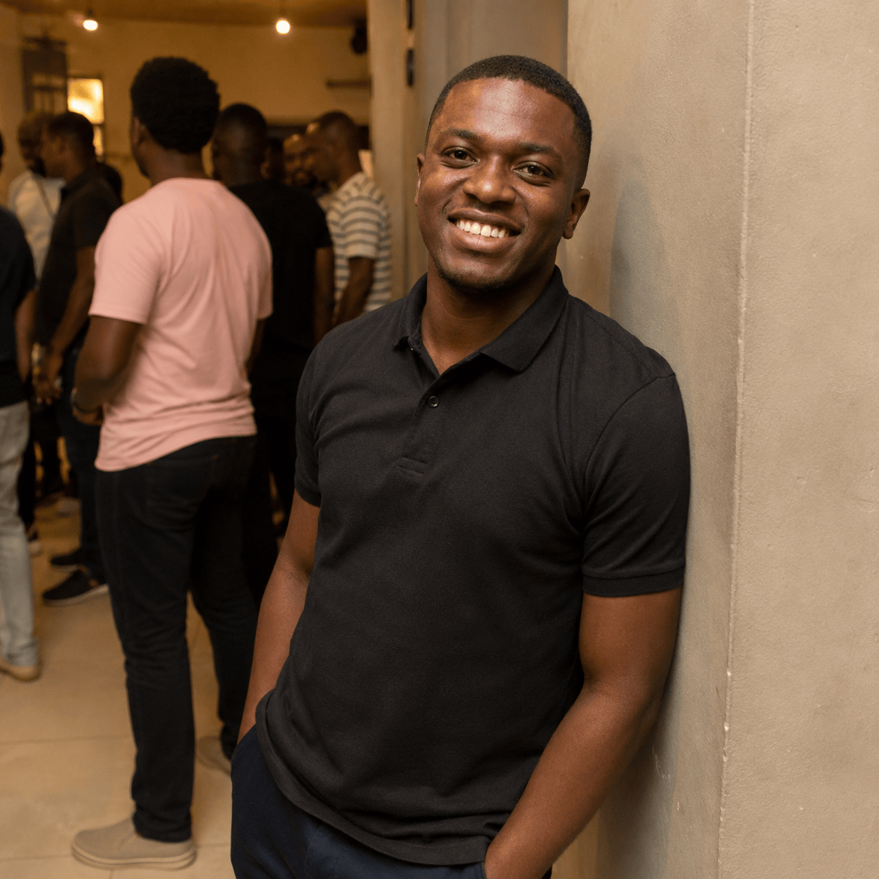 Emeka at a Lagos tech meetup